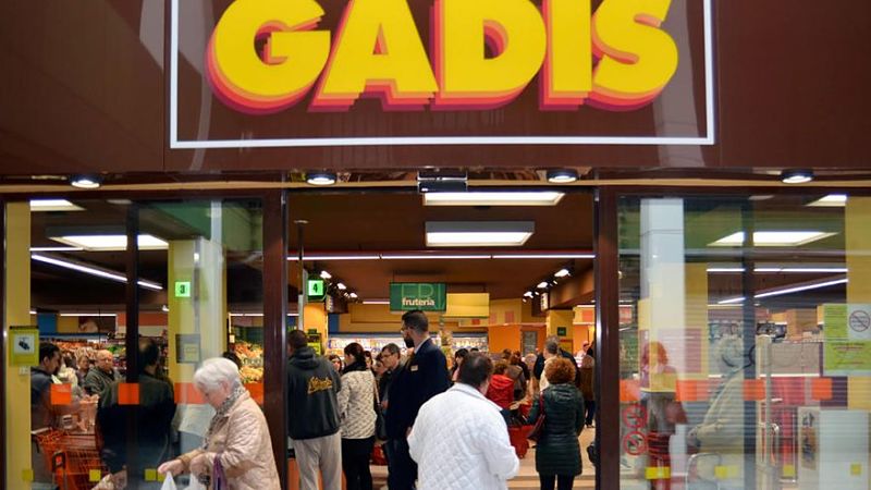 Ubicación de los supermercados en Gadis Vigo
